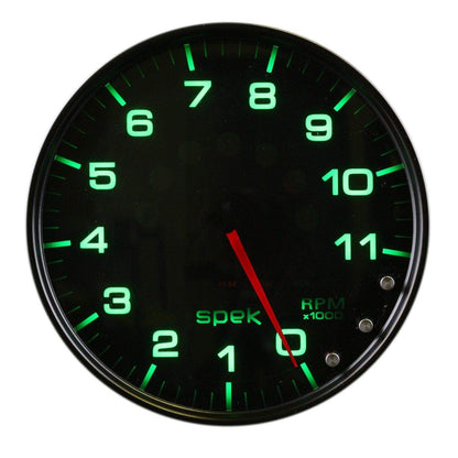 Autometer Spek-Pro 5" Tachometer W/Shift Light 11K RPM