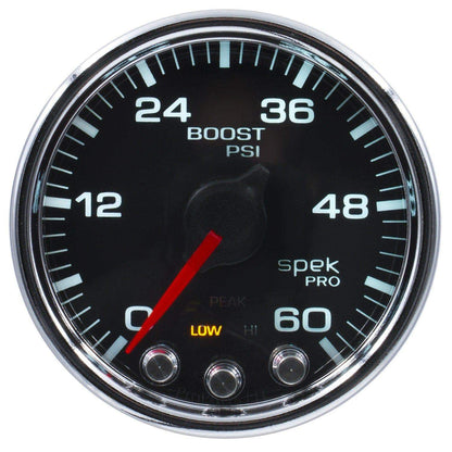 Autometer Spek-Pro 2 & 1/16" Boost Gauge 60PSI