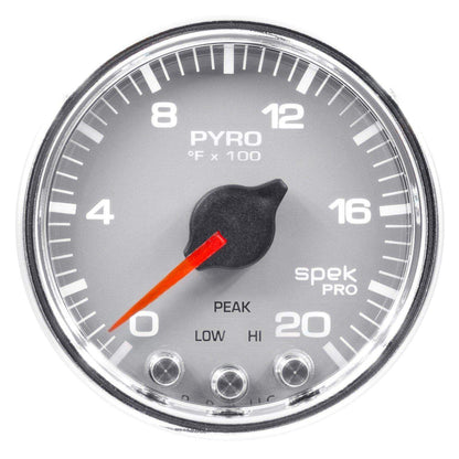 Autometer Spek-Pro 2 & 1/16" Pyro. (EGT) Gauge 0-2000F