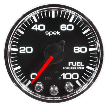 Autometer Spek-Pro 2 & 1/16" Fuel Press Gauge 100PSI