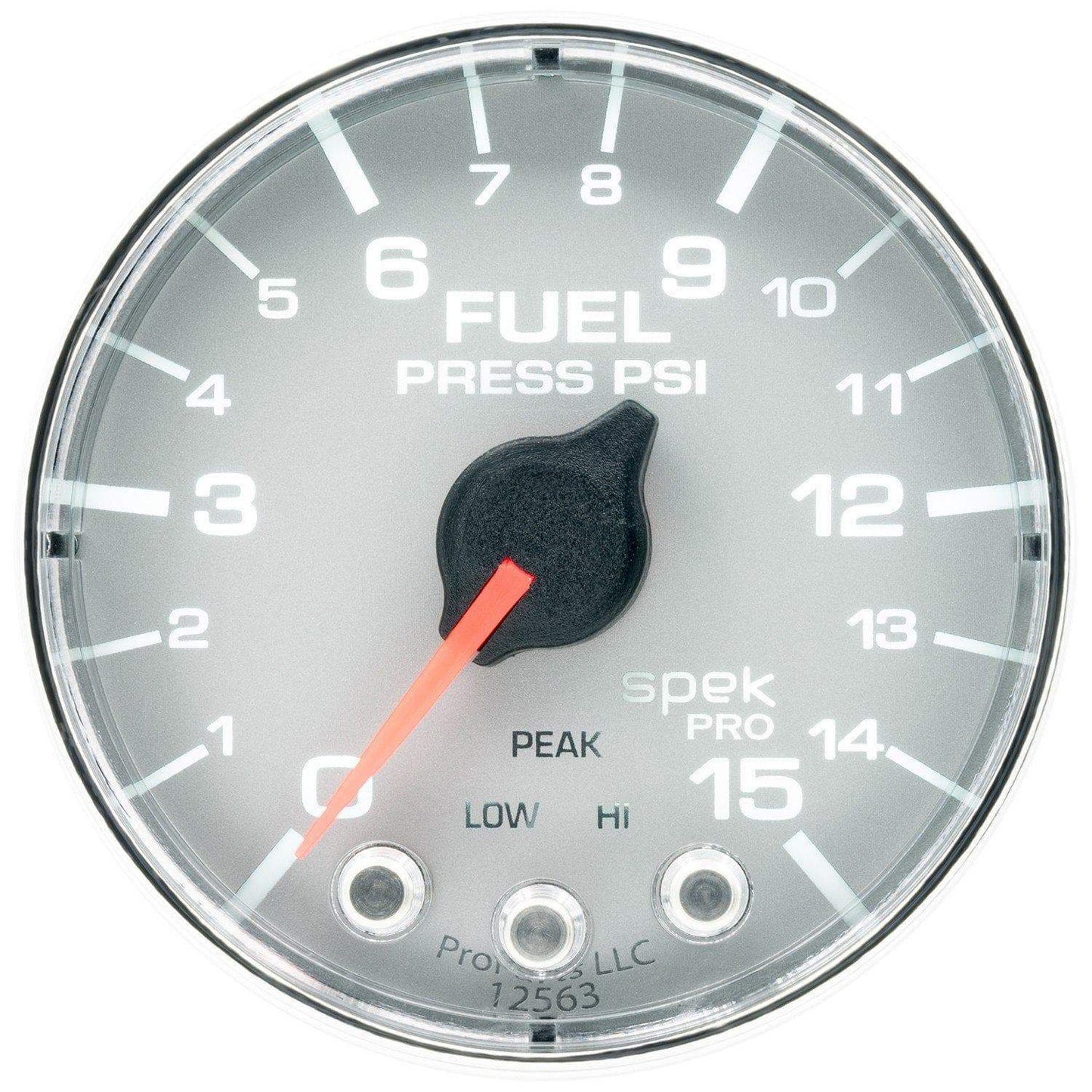 Autometer Spek-Pro 2 & 1/16" Fuel Press Gauge 15PSI