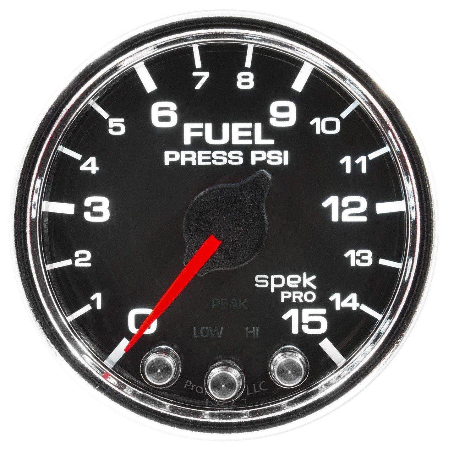 Autometer Spek-Pro 2 & 1/16" Fuel Press Gauge 15PSI