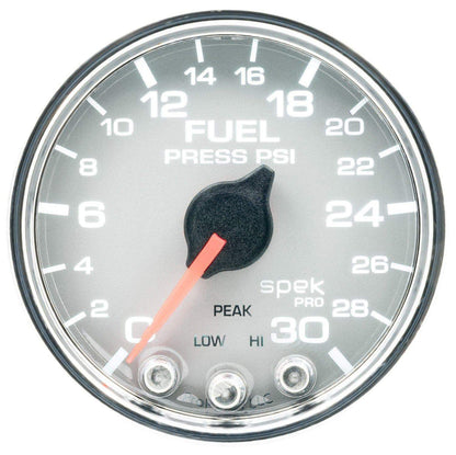 Autometer Spek-Pro 2 & 1/16" Fuel Press Gauge 30PSI