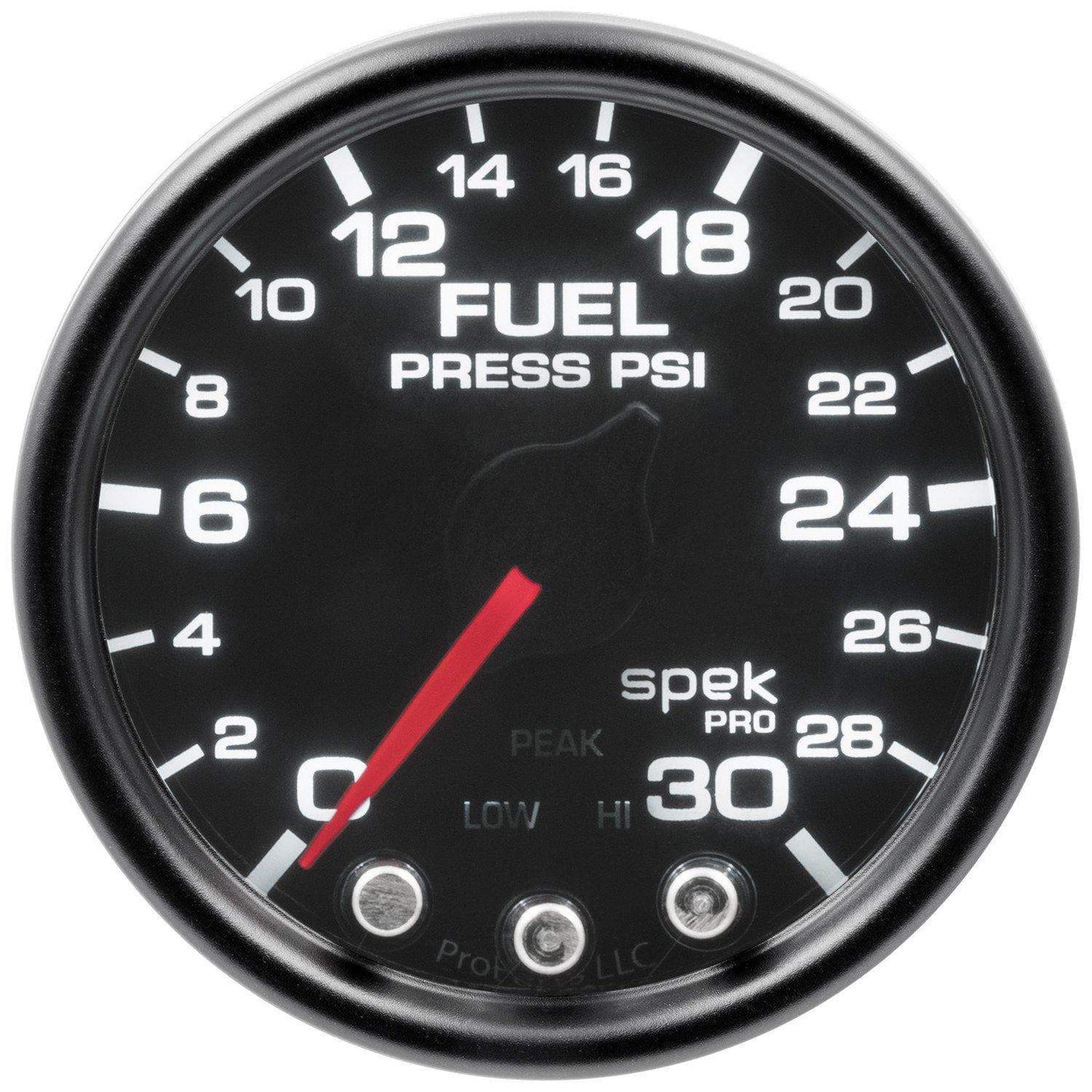 Autometer Spek-Pro 2 & 1/16" Fuel Press Gauge 30PSI