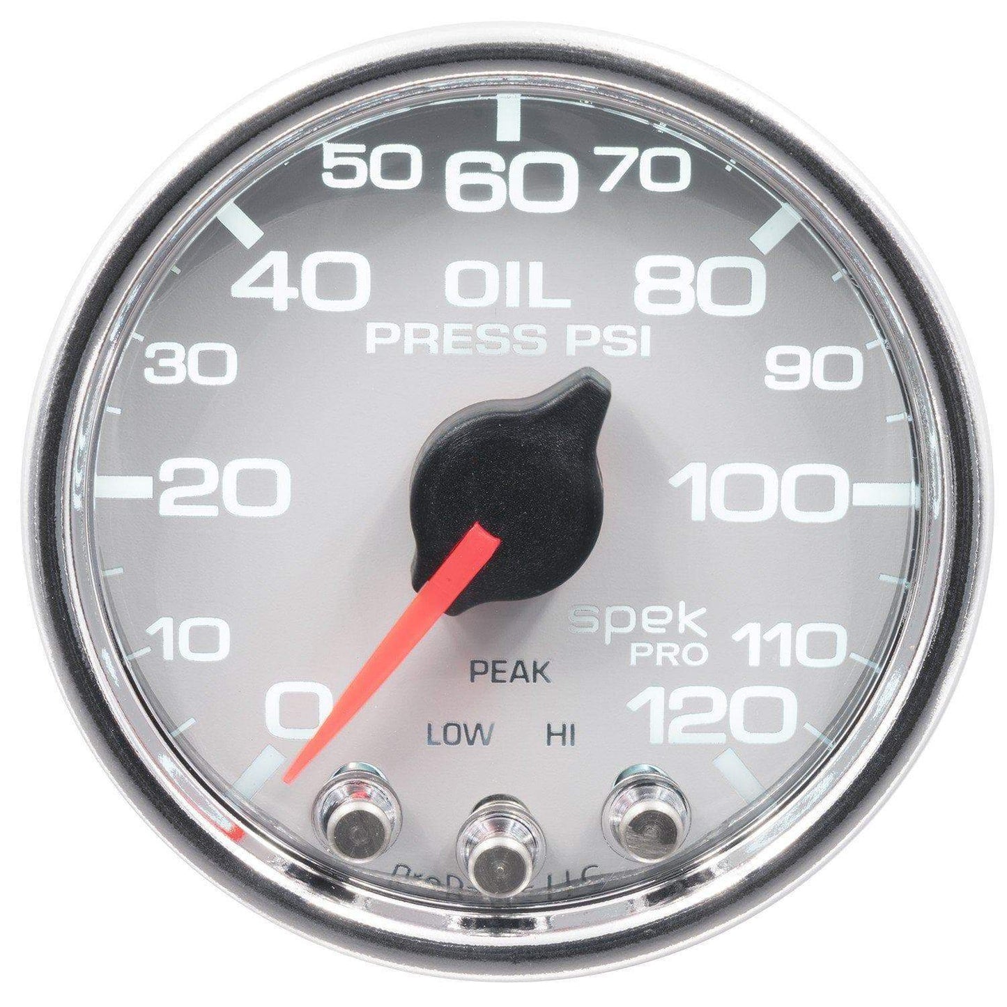 Autometer Spek-Pro 2 & 1/16" Oil Press Gauge 120PSI