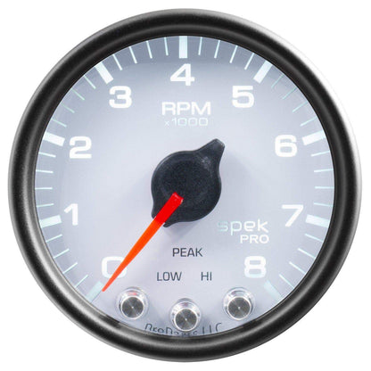 Autometer Spek-Pro 2 & 1/16" Tachometer w/ Shift Light 8K RPM