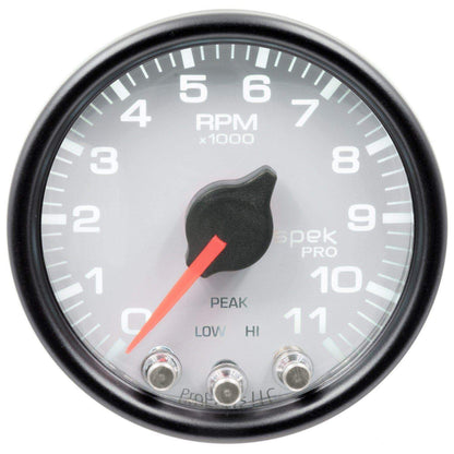 Autometer Spek-Pro 2 & 1/16" Tachometer w/ Shift Light 11K RPM