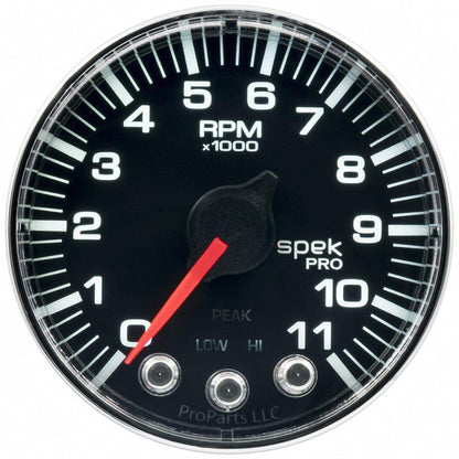 Autometer Spek-Pro 2 & 1/16" Tachometer w/ Shift Light 11K RPM