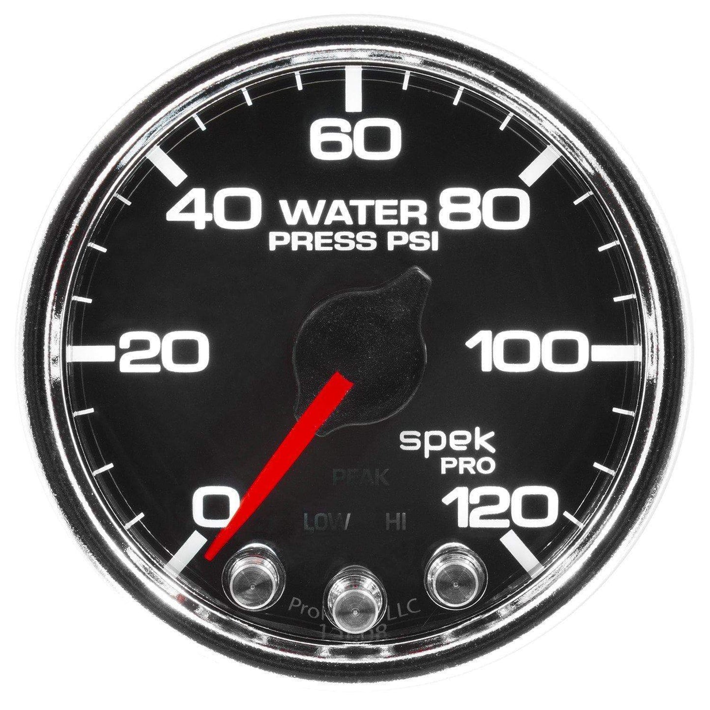 Autometer Spek-Pro 2 & 1/16" Water Press Gauge 120PSI