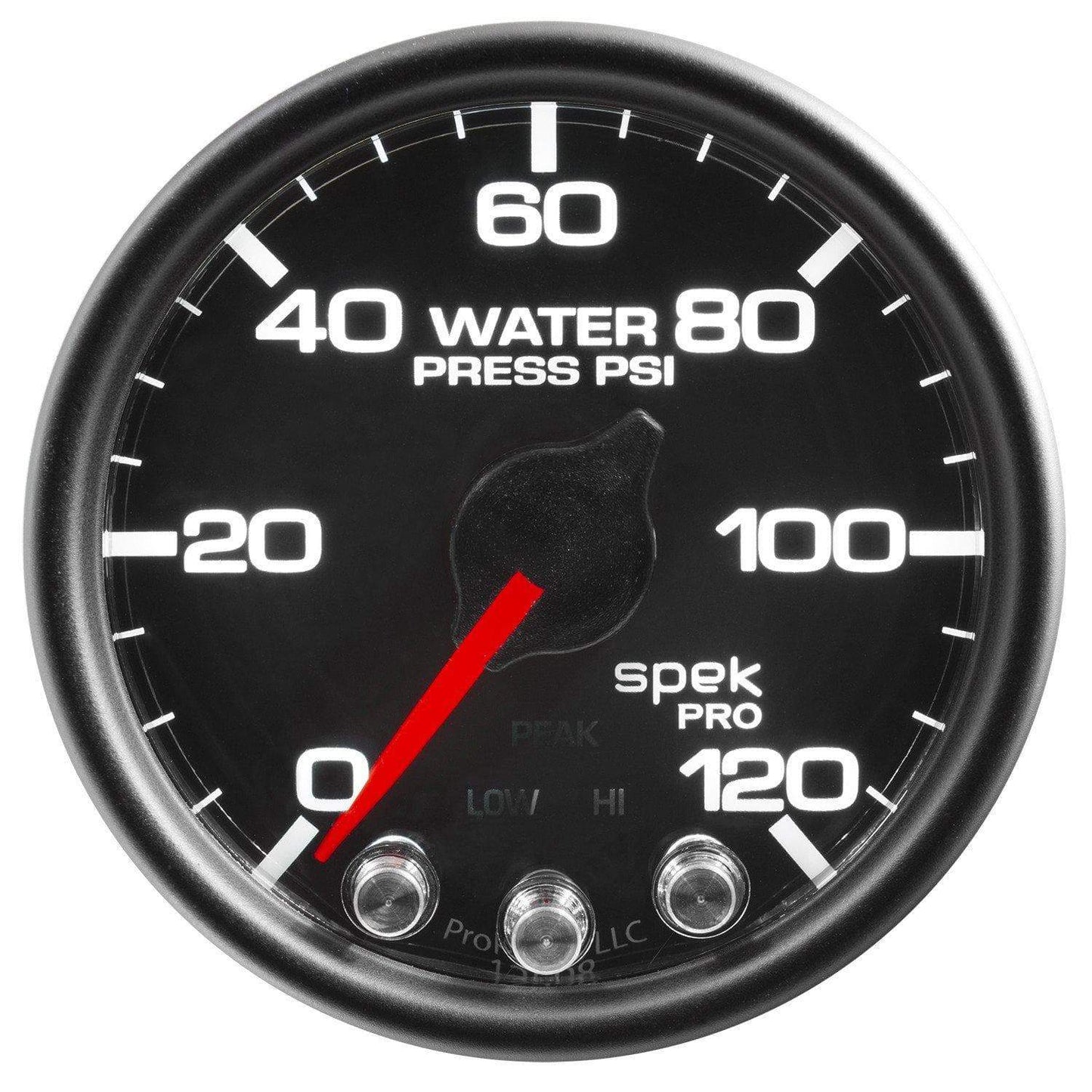 Autometer Spek-Pro 2 & 1/16" Water Press Gauge 120PSI