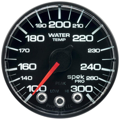 Autometer Spek-Pro 2 & 1/16" Water Temp Gauge 100-300F