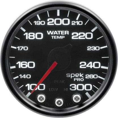 Autometer Spek-Pro 2 & 1/16" Water Temp Gauge 100-300F