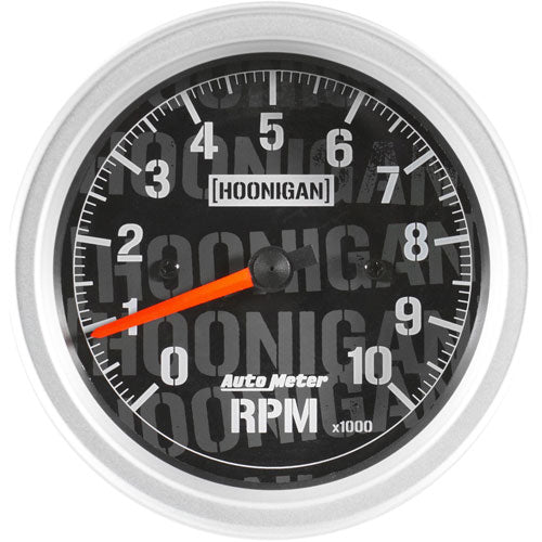 AutoMeter Hoonigan 87mm 10K RPM Full Electronic Tachometer Gauge (4497-09000)