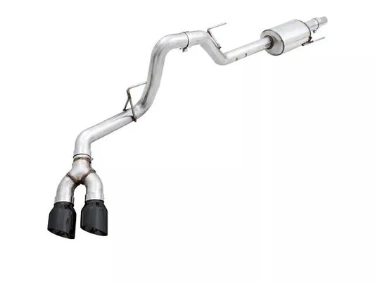 AWE 0FG Single Exit Catback Exhaust w/ Diamond Black Tips 2015-2020 Ford F-150