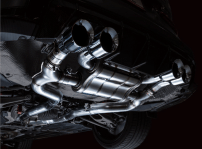 AWE SwitchPath Catback Exhaust w/ Chrome Silver Tips 2021-2025 BMW M3 / M4