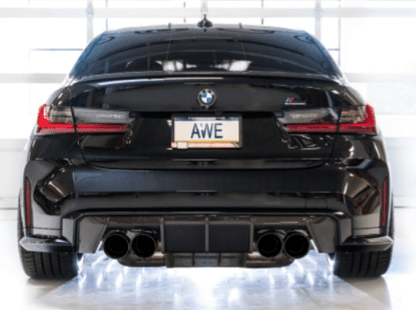 AWE SwitchPath Catback Exhaust w/ Diamond Black Tips 2021-2025 BMW M3 / M4