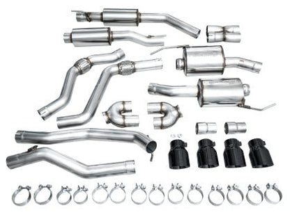 AWE Touring Edition Catback Exhaust w/ Diamond Black Tips 2020-2024 Ford Explorer / 2020-2025 Lincoln Aviator