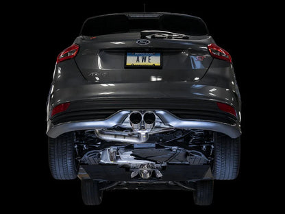 AWE Track Edition Catback Exhaust w/ Chrome Silver Tips 2013-2018 Ford Focus ST