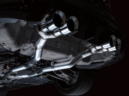 AWE Track Edition Catback Exhaust w/ Chrome Silver Tips 2021-2025 BMW M3 / M4
