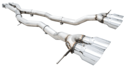 AWE Track Edition Catback Exhaust w/ Chrome Silver Tips 2021-2025 BMW M3 / M4