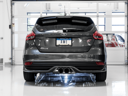 AWE Track Edition Catback Exhaust w/ Diamond Black Tips 2013-2018 Ford Focus ST