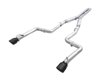 AWE Track Edition Catback Exhaust w/ Diamond Black Tips 2018-2023 Dodge Charger 6.4L / 6.2L
