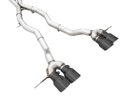 AWE Track Edition Catback Exhaust w/ Diamond Black Tips 2021-2025 BMW M3 / M4
