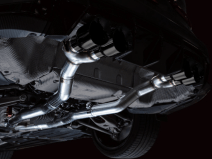 AWE Track Edition Catback Exhaust w/ Diamond Black Tips 2021-2025 BMW M3 / M4
