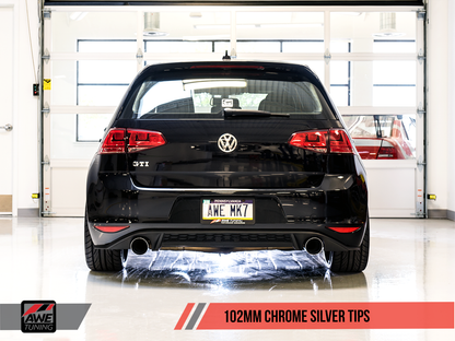 AWE Track Edition Cat-Back Exhaust | 2015-2017 VW Golf GTI Mk7 (3020-33022/3020-33024)