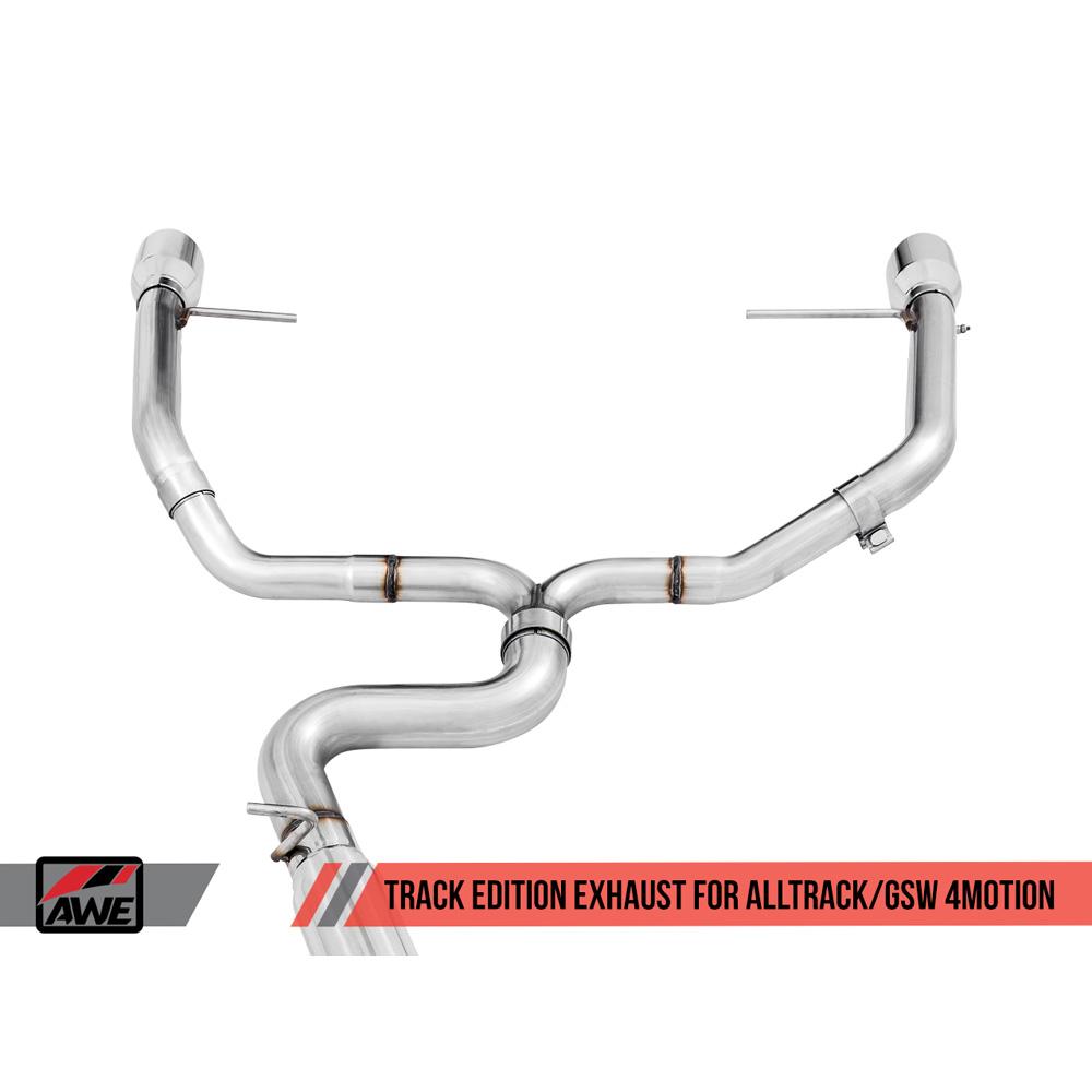 AWE Track Cat-Back Exhaust | 2015-2017 Volkswagen Alltrack MK7 / MK7.5 1.8L Turbo (3020-33048)