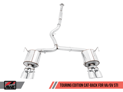 AWE Touring Edition Cat-Back Exhaust | 2011-2014 Subaru WRX and 2011-2021 Subaru WRX STI Sedan (3015-42104)