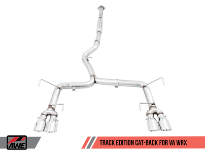 AWE Track Edition Cat-Back Exhaust | 2011-2021 Subaru WRX/STi Sedan