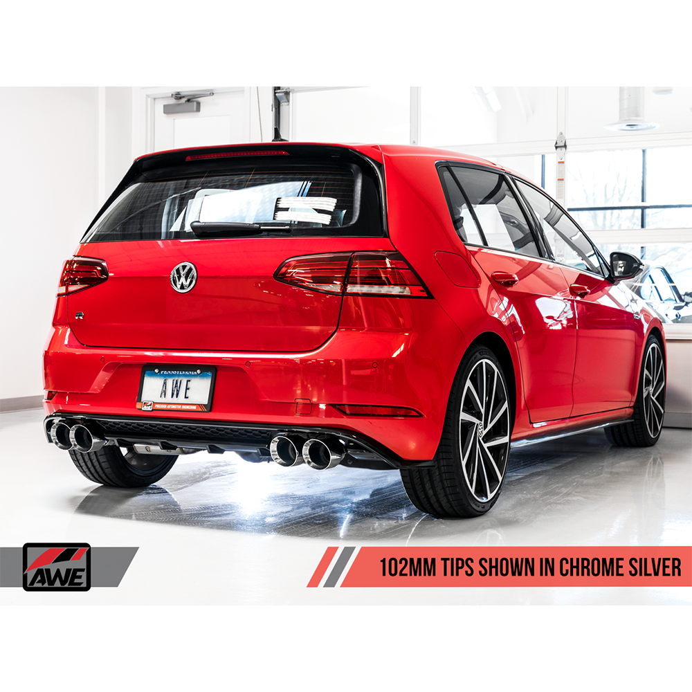 AWE Track Edition Cat-Back Exhaust | 2015-2017 VW Golf R MK7 (3015-43140)