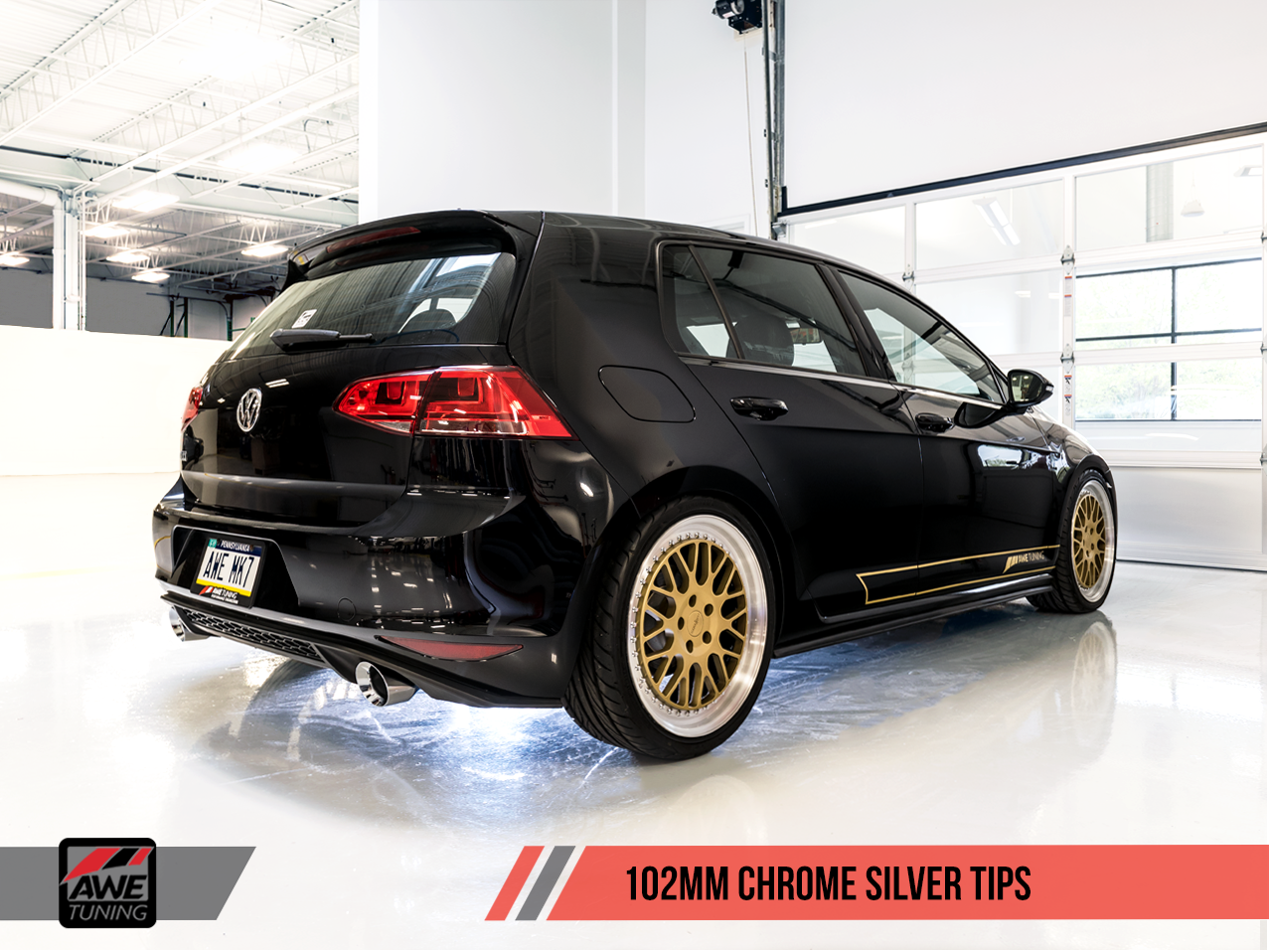 AWE Track Edition Cat-Back Exhaust | 2015-2017 VW Golf GTI Mk7 (3020-33022/3020-33024)