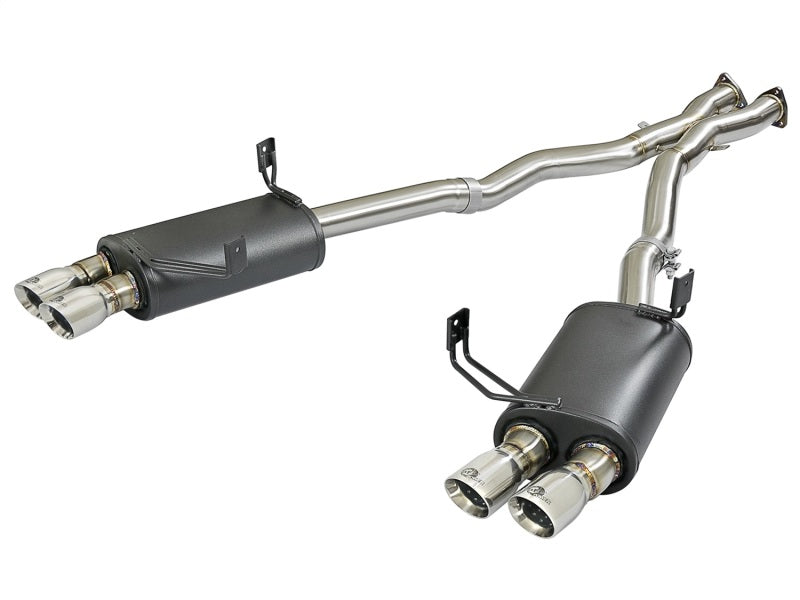 aFe MACH Force-Xp 2.5in SS Cat-Back BMW Z4 M Coupe/Roadster (05-08) (49-36339-P)