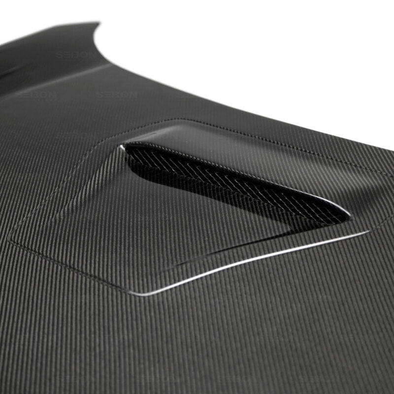 Seibon TSII Style Carbon Fiber Hood | Honda Civic Type-R (17-20) (HD17HDCVR-TSII)