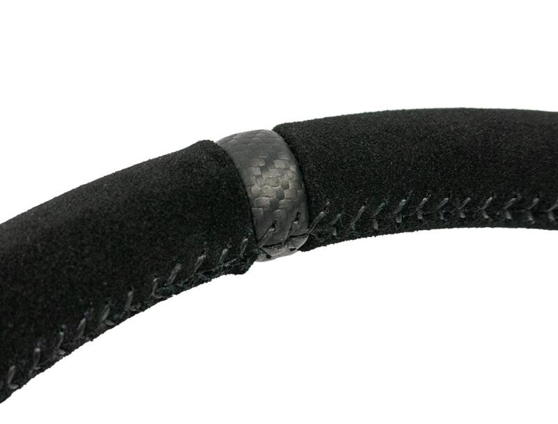 PRP G160-H Heated Flat Suede Steering Wheel Black