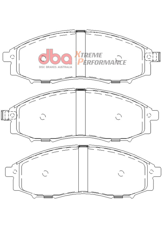 DBA XP650 Front Xtreme Performance Brake Pads | Nissan Xterra (00-04) (DB1439XP)