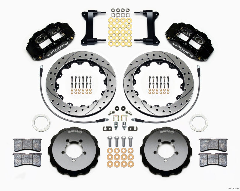 Wilwood Narrow Superlite 6R Front Hat Kit | Subaru WRX (99-12) (140-12874-D)
