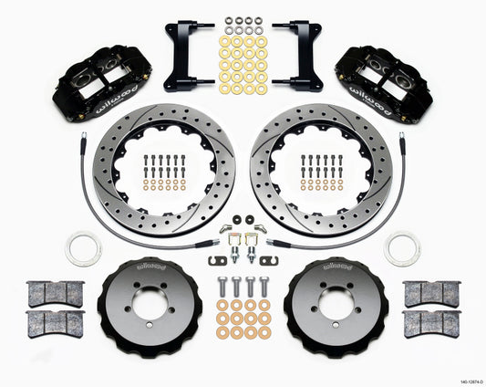 Wilwood Narrow Superlite 6R Front Hat Kit | Subaru WRX (99-12) (140-12874-D)
