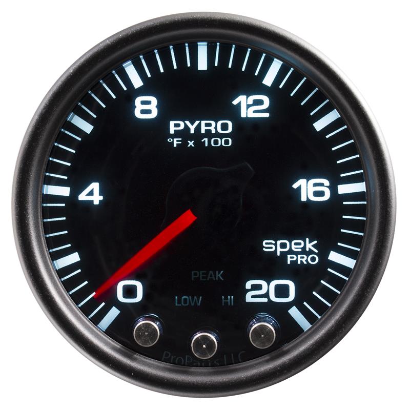 Autometer Spek-Pro 2 & 1/16" Pyro. (EGT) Gauge 0-2000F