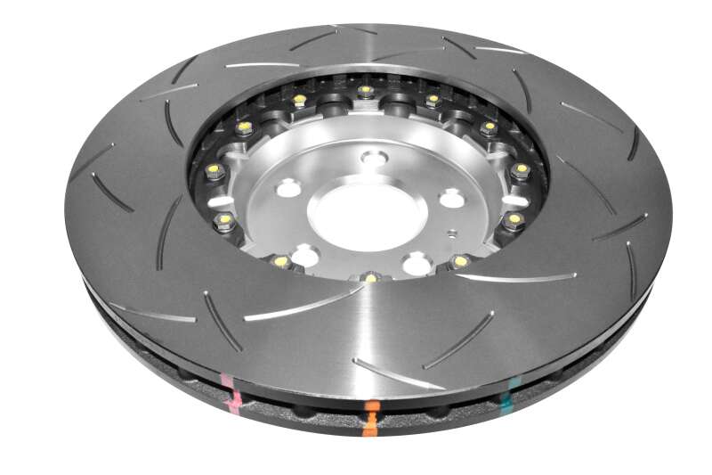 DBA 345mm Front 5000 Series Slotted Rotor w/ Silver Hat | Audi A6 Quattro (14-20) (DBA52832SLVS)