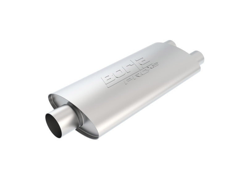 Borla ProXS 3in Inlet Dual 2.25in Outlet Oval Muffler (40670)