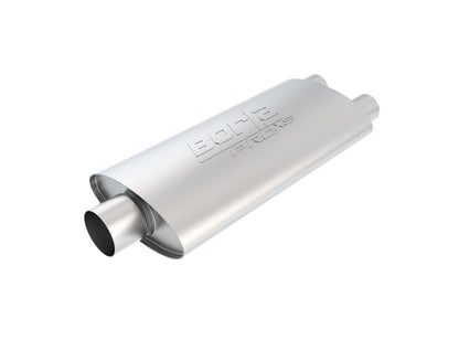 Borla ProXS 3in Inlet Dual 2.25in Outlet Oval Muffler (40670)