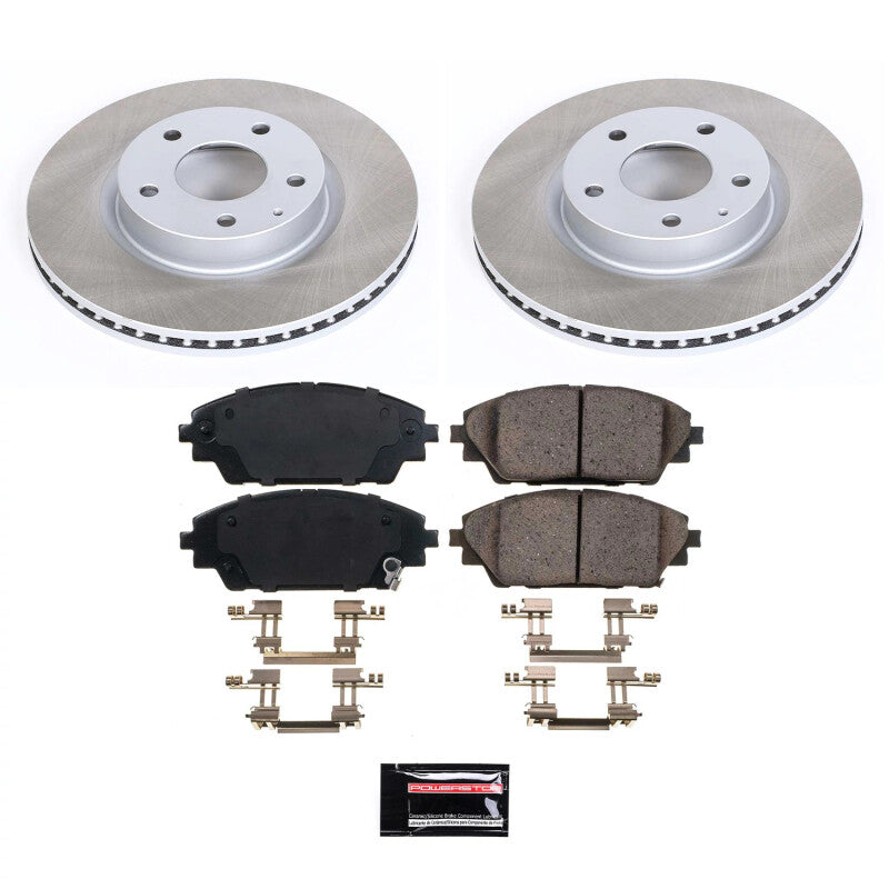 PowerStop 16-21 Mazda CX-3 Front Semi-Coated Rotor Kit (SC6971)