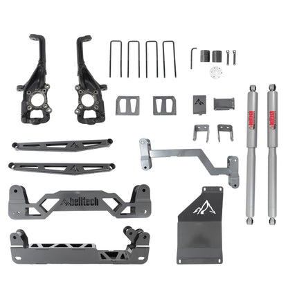 Belltech 15-20 FORD F150 4WD 6in Lift Kit w/ Rear Trail Performance Shocks Only