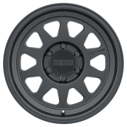 (set of 4) Method MR316 Matte Black | 17x8.5" +0mm | 6x120mm Wheel