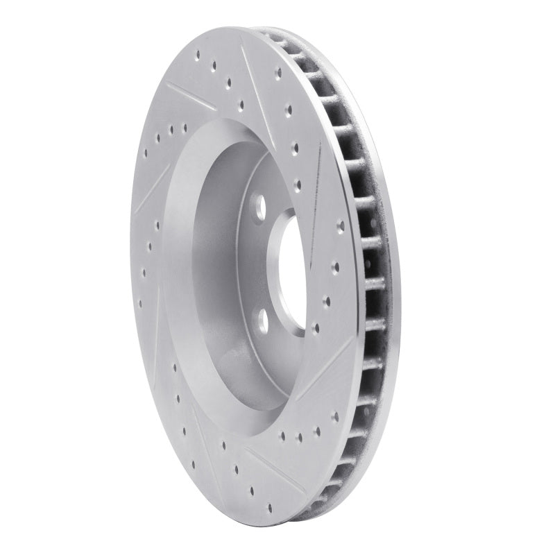 DFC D&S Silver Brake Rotor (FRONT LEFT): Jeep Wrangler 2007-18