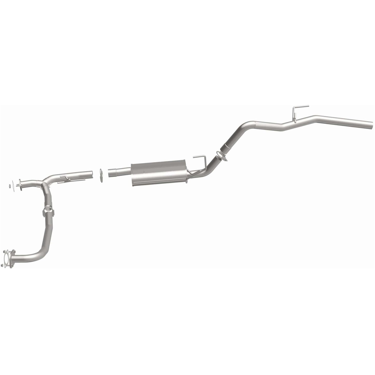 BRExhaust 2005-2014 Nissan Xterra 4.0L Direct-Fit Replacement Exhaust System