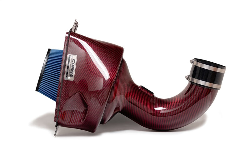 CORSA Red / Carbon Fiber Air Intake | 2014-2019 Corvette C7, Z51, GrandSport (44001-R)